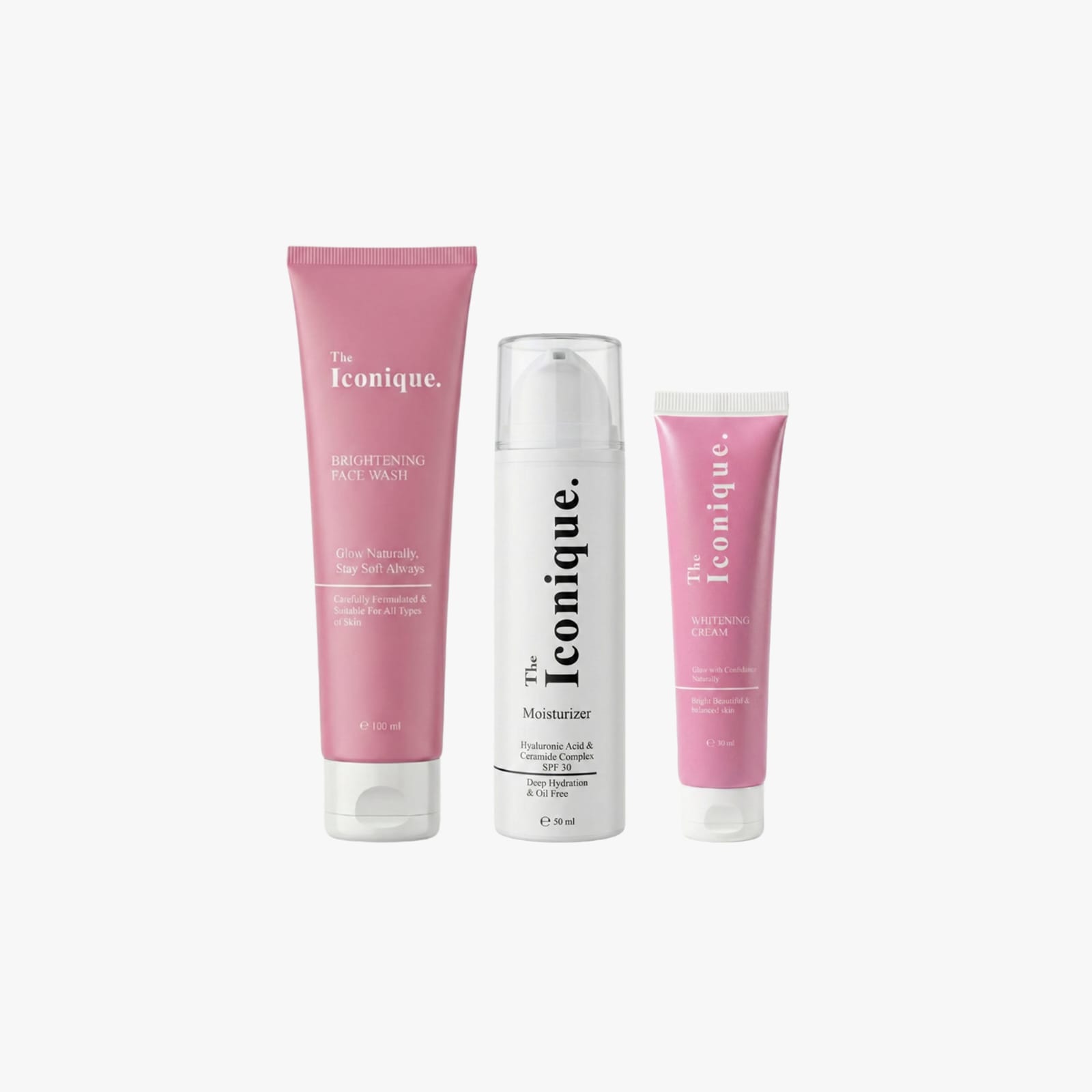 The Iconique Hydrating Kit - Facewash, Cream and Moisturizer
